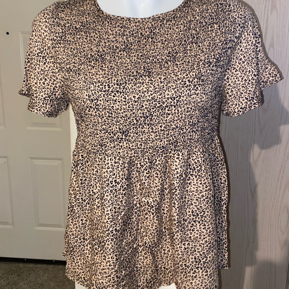 Cheetah Print blouse